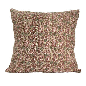 Wandering Floral Euro Pillow cover - Dusky Pink
