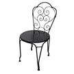 Paris Black Iron Chair by French Country Collections