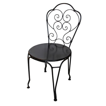 Paris Black Iron Chair by French Country Collections