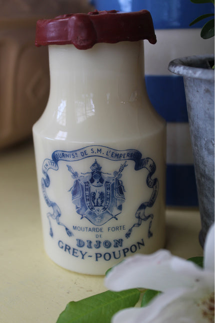 French Mustard Jar c1935