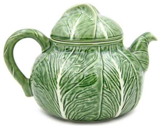 Bordallo Pinheiro Cabbage Teapot