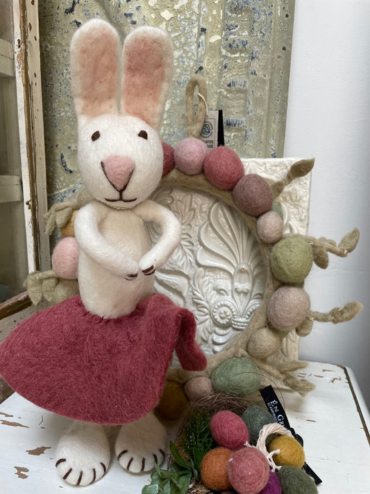 Gry and Sif Large Bunny (Rose Skirt and Necklace)