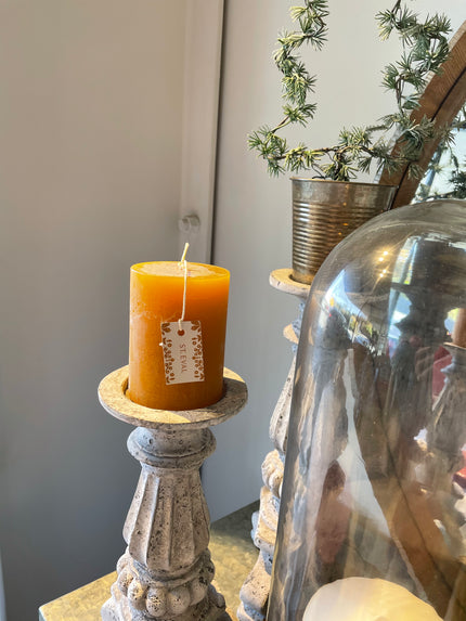 ST. EVAL Pillar Folk Amber Candle