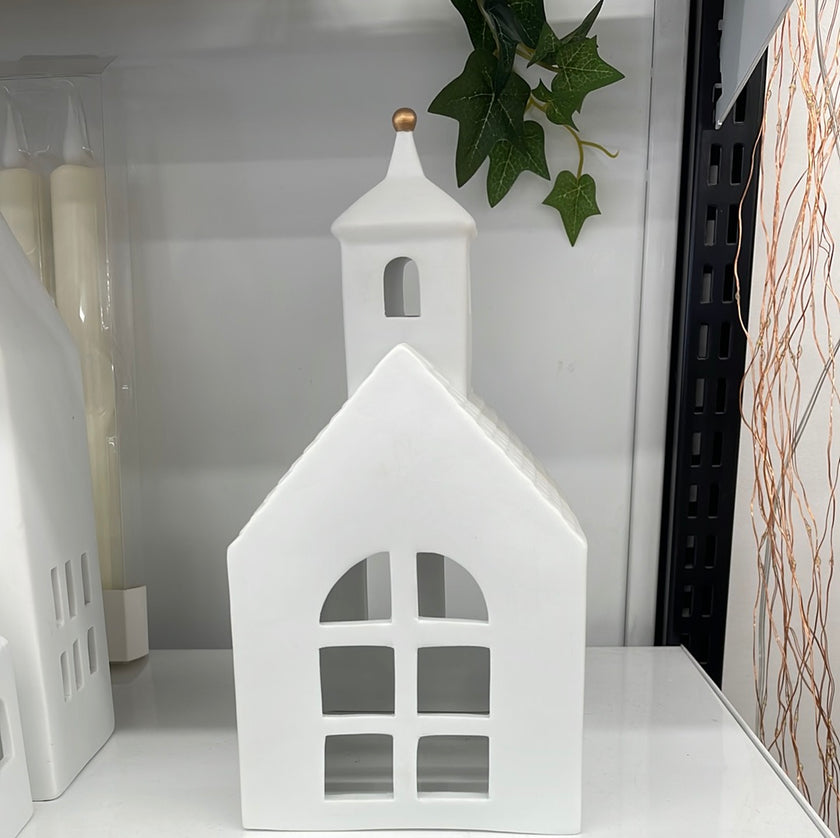 Rader Large Chapel Porcelain Tealight House