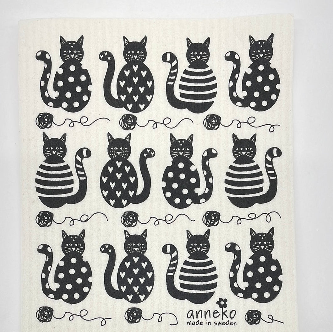Florence Dish Cloth - Cats