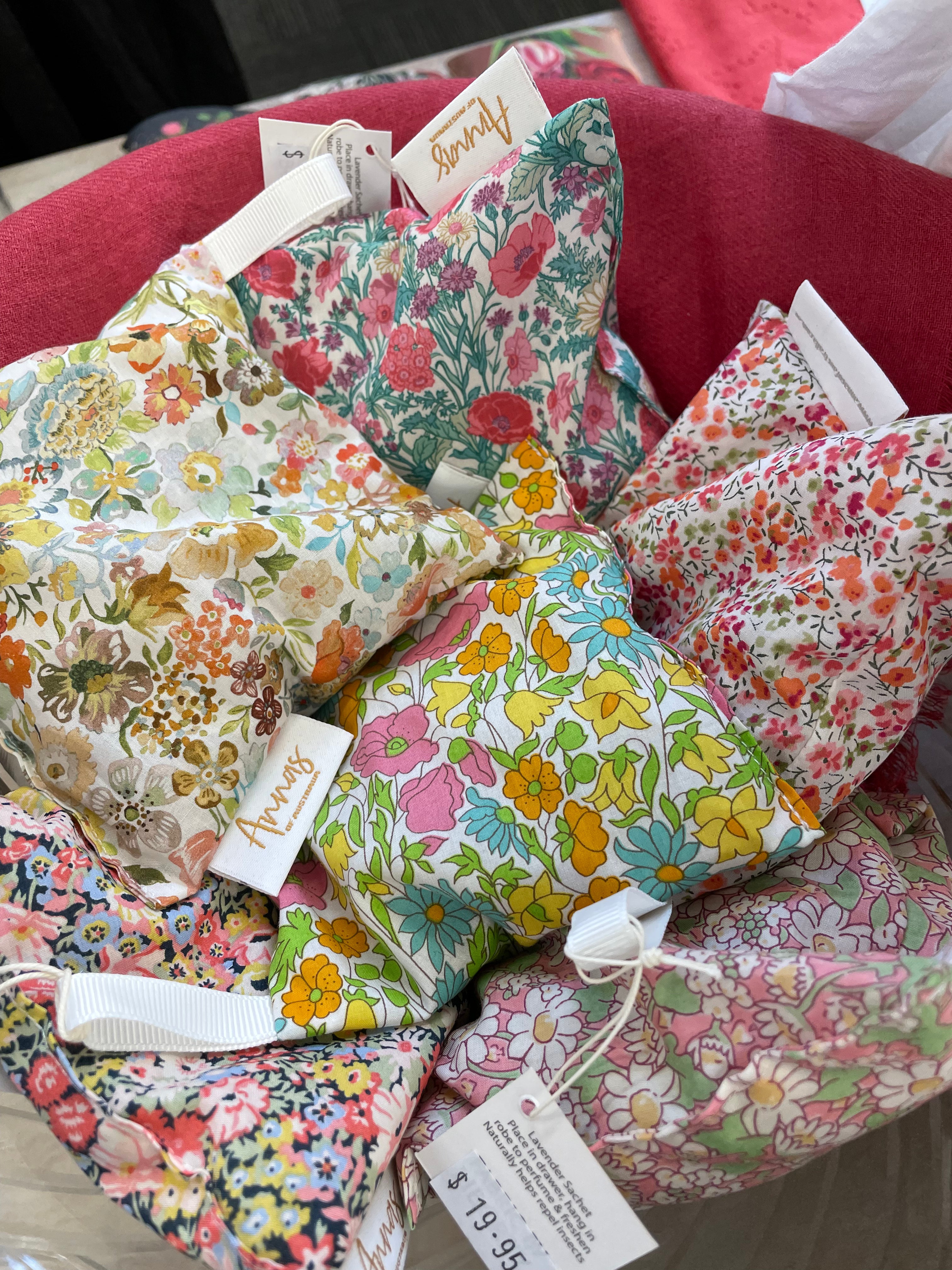 Liberty Fabric Lavender Sachet by Anna's of Australia