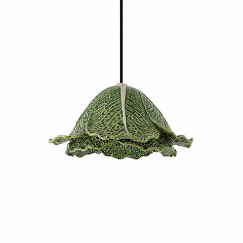 Bordallo Pinheiro Cabbage Chandelier - unique ceramic cabbage chandelier made in Portugal, NZ stockist Villarosa Maison