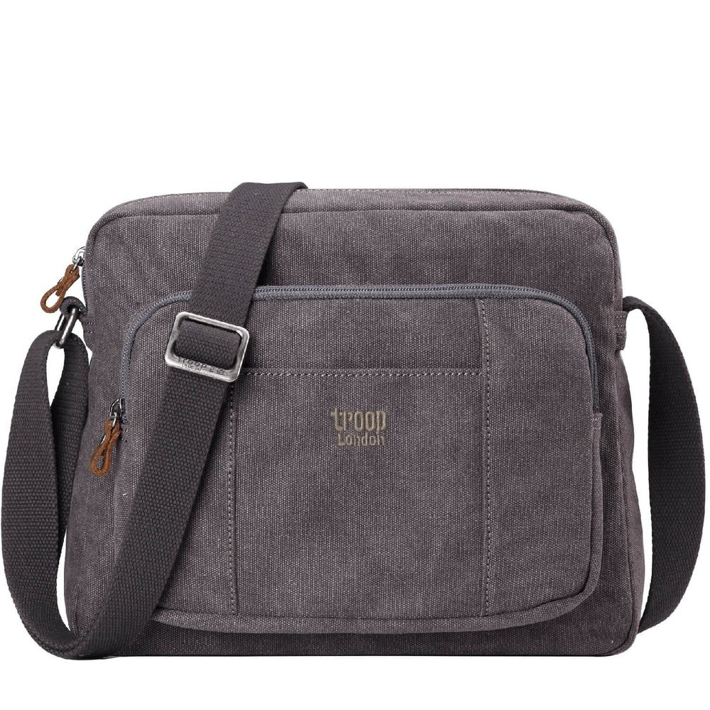 Troop Classic Zip Top Satchel - Green