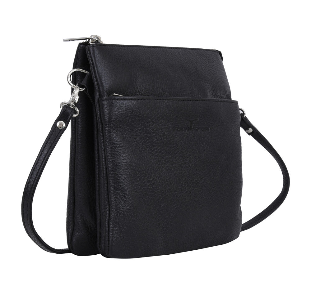 Eva Square Leather Sling Bag