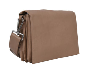 Louis Soft Leather Hand Bag, Florence Almond - Urban Forest